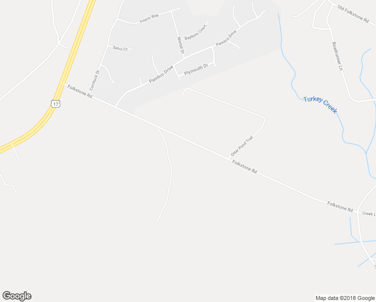 map of restaurants, bars, coffee shops, grocery stores, and more near 244 Folkstone Road in Holly Ridge