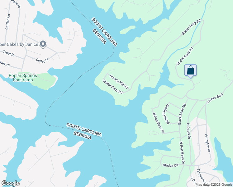 map of restaurants, bars, coffee shops, grocery stores, and more near 943 Shelor Ferry Road in Fair Play