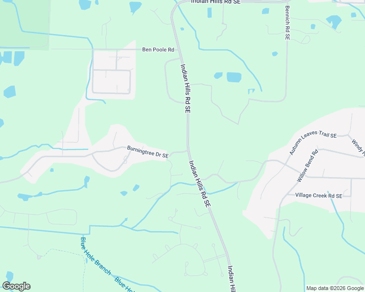 map of restaurants, bars, coffee shops, grocery stores, and more near 4313 Indian Hills Road Southeast in Decatur
