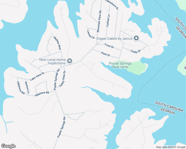 map of restaurants, bars, coffee shops, grocery stores, and more near 234 Riverbend Road in Lavonia