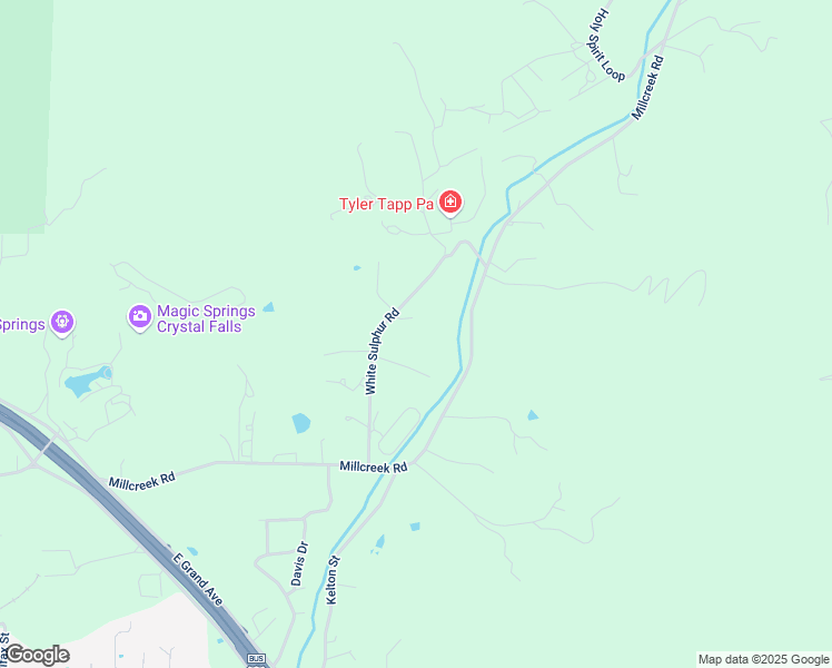 map of restaurants, bars, coffee shops, grocery stores, and more near 118 Skillern Lane in Hot Springs