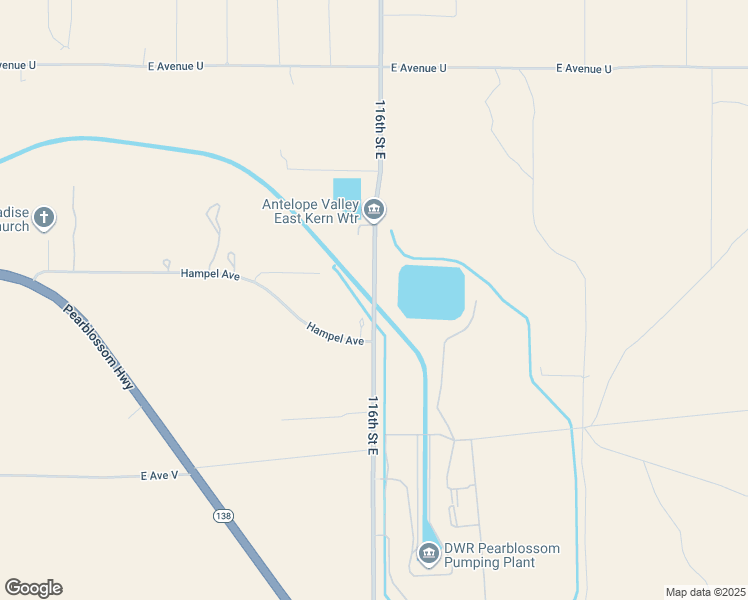 map of restaurants, bars, coffee shops, grocery stores, and more near 116th Street East in Juniper Hills