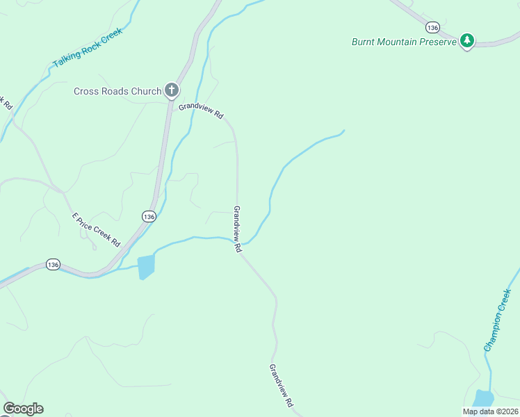 map of restaurants, bars, coffee shops, grocery stores, and more near 4836 Grandview Road in Jasper