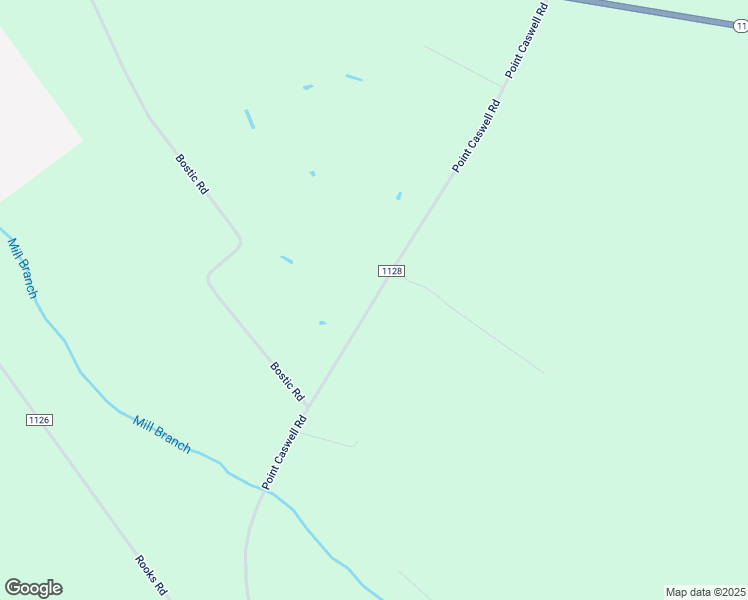 map of restaurants, bars, coffee shops, grocery stores, and more near Point Caswell Road in Pender County