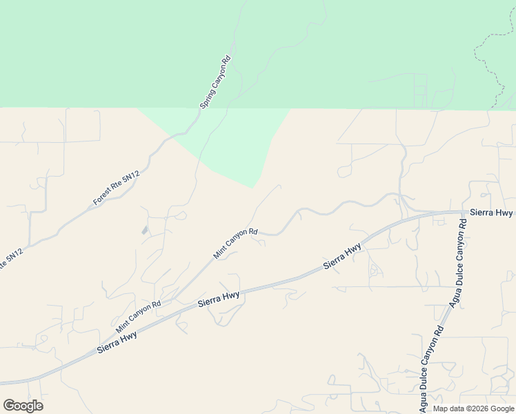 map of restaurants, bars, coffee shops, grocery stores, and more near 10975-10999 Mint Canyon Road in Santa Clarita