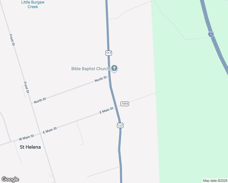 map of restaurants, bars, coffee shops, grocery stores, and more near 2219-2223 U.S. 117 in Burgaw