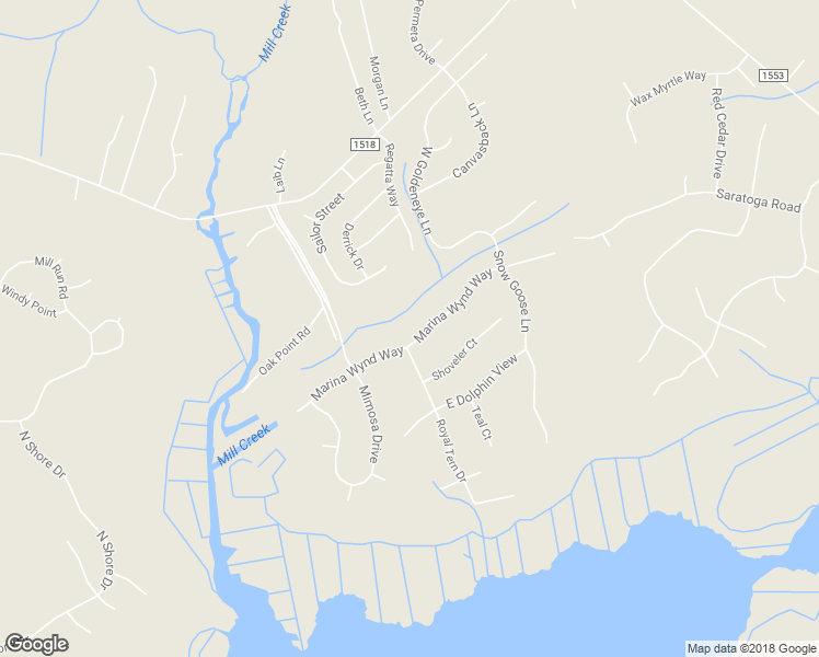 map of restaurants, bars, coffee shops, grocery stores, and more near 163 Marina Wynd Way in Sneads Ferry