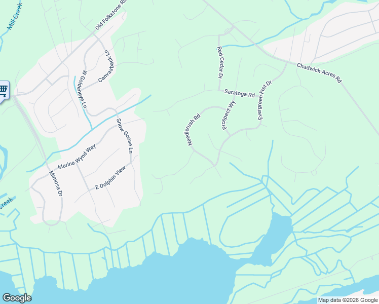 map of restaurants, bars, coffee shops, grocery stores, and more near 914 Needlerush Road in Sneads Ferry