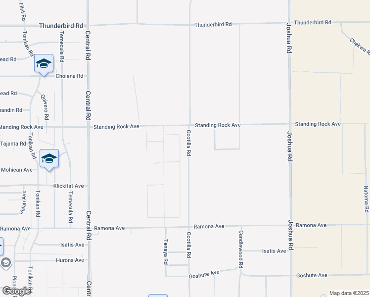 map of restaurants, bars, coffee shops, grocery stores, and more near 14811 Indigo St. in Apple Valley