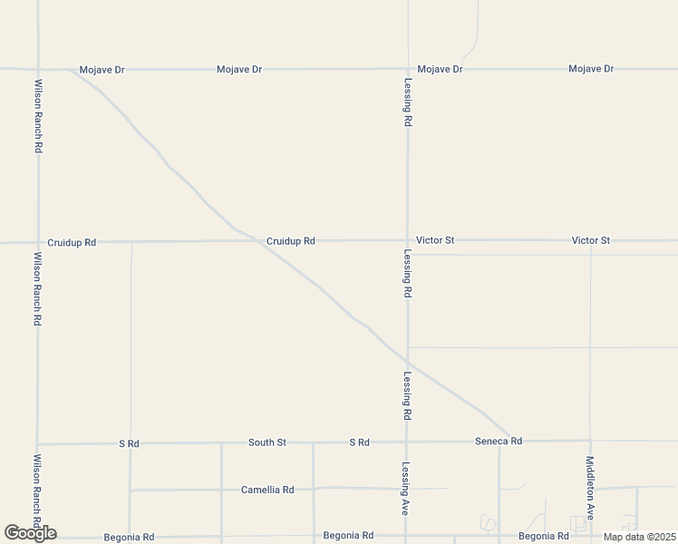 map of restaurants, bars, coffee shops, grocery stores, and more near Lessing Road in Phelan
