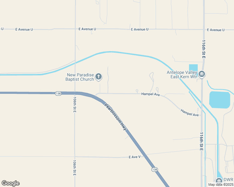 map of restaurants, bars, coffee shops, grocery stores, and more near Hampel Avenue in Juniper Hills