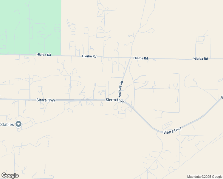 map of restaurants, bars, coffee shops, grocery stores, and more near 35339 Anthony Road in Agua Dulce