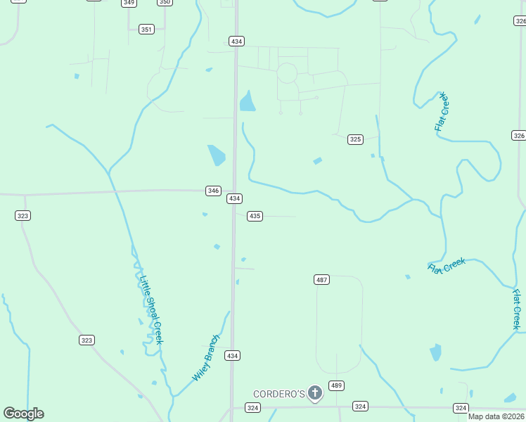 map of restaurants, bars, coffee shops, grocery stores, and more near 101 County Road 435 in Moulton