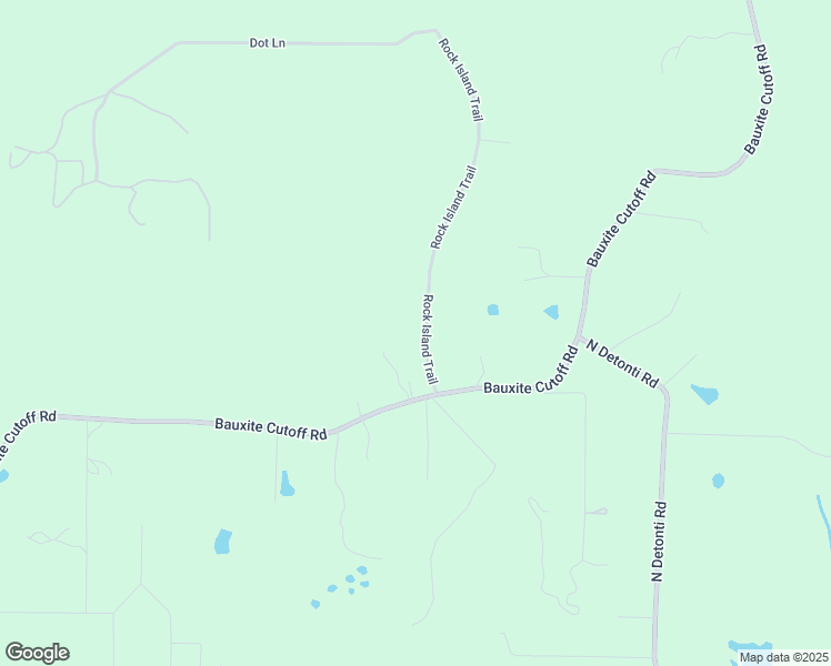 map of restaurants, bars, coffee shops, grocery stores, and more near 4225 Rock Island Trail in Bauxite