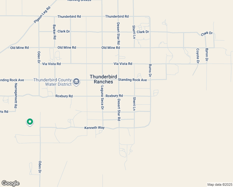 map of restaurants, bars, coffee shops, grocery stores, and more near 14818 Desert Star Road in Apple Valley