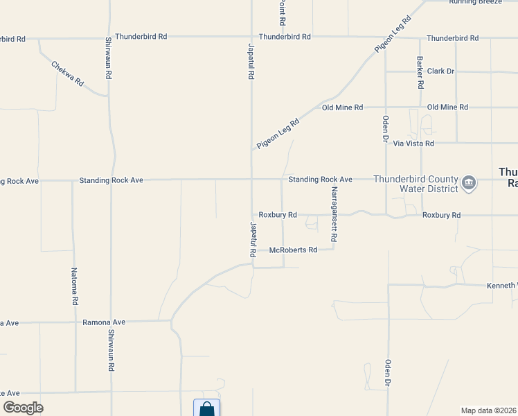 map of restaurants, bars, coffee shops, grocery stores, and more near 24111 Standing Rock Avenue in Apple Valley