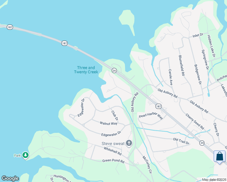 map of restaurants, bars, coffee shops, grocery stores, and more near 133 Windjammer Way in Anderson