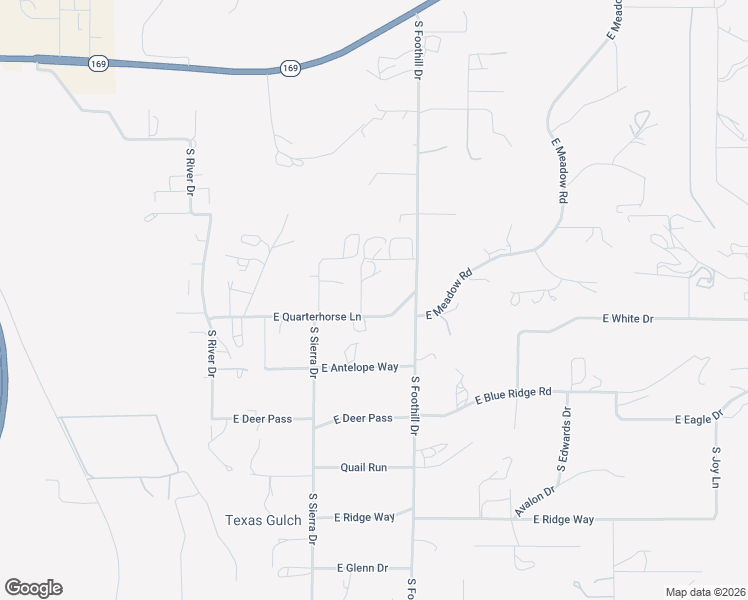 map of restaurants, bars, coffee shops, grocery stores, and more near 13890 East Quarterhorse Lane in Dewey-Humboldt