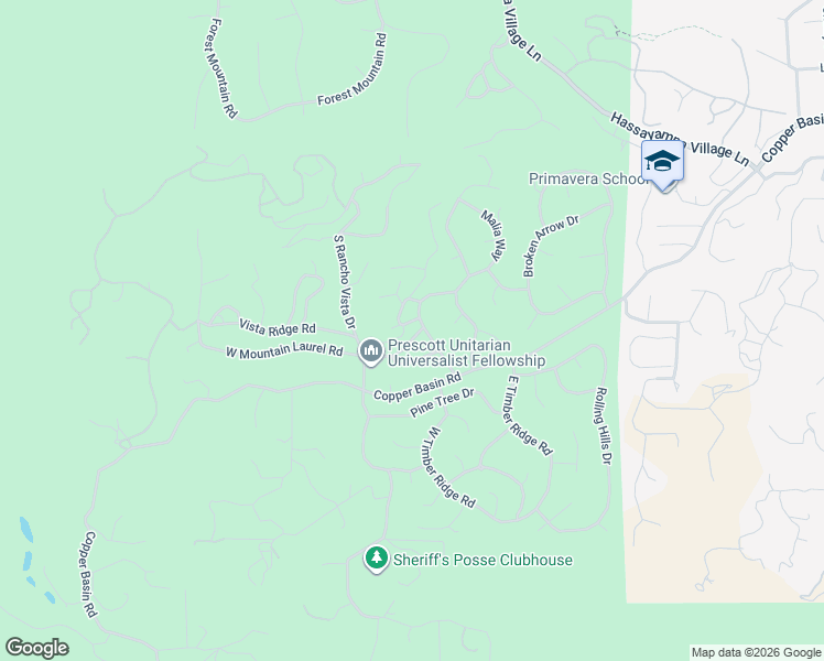 map of restaurants, bars, coffee shops, grocery stores, and more near 2076-2078 View Point Road in Prescott