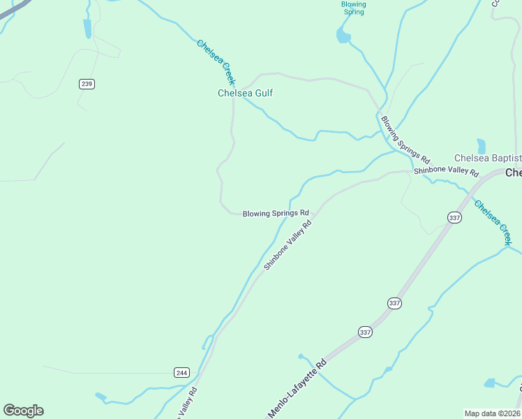 map of restaurants, bars, coffee shops, grocery stores, and more near 204 Blowing Springs Road in Menlo