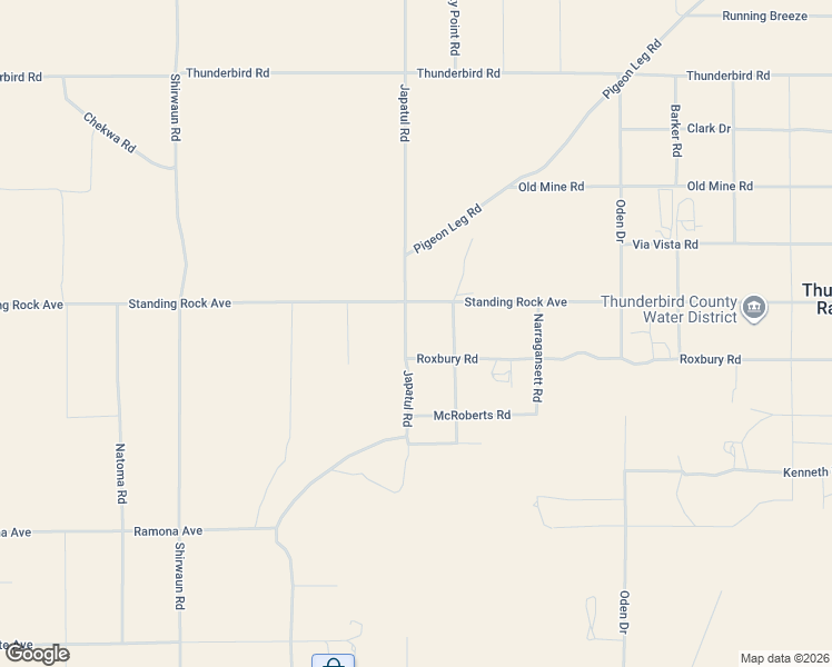 map of restaurants, bars, coffee shops, grocery stores, and more near 24111 Standing Rock Avenue in Apple Valley