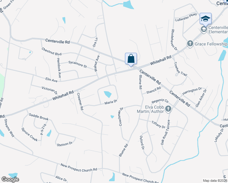 map of restaurants, bars, coffee shops, grocery stores, and more near 323 Maria Drive in Anderson