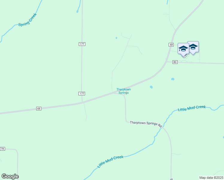 map of restaurants, bars, coffee shops, grocery stores, and more near 238 Stockton Road in Russellville