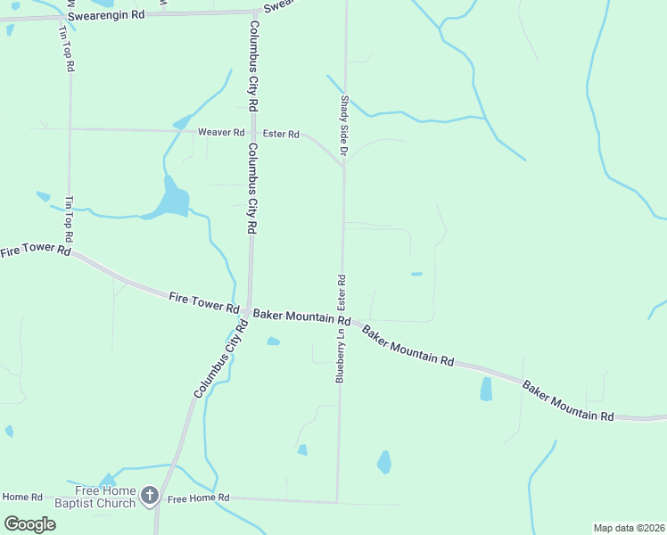 map of restaurants, bars, coffee shops, grocery stores, and more near 134 Ester Road in Grant