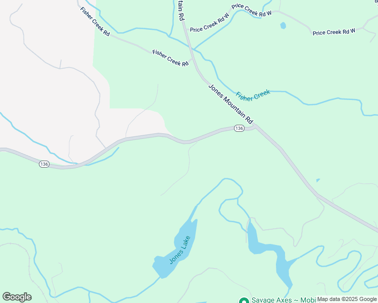 map of restaurants, bars, coffee shops, grocery stores, and more near 2297 Highway 136 West in Talking Rock