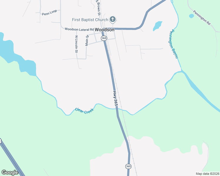 map of restaurants, bars, coffee shops, grocery stores, and more near 24916 Arkansas 365 in Hensley