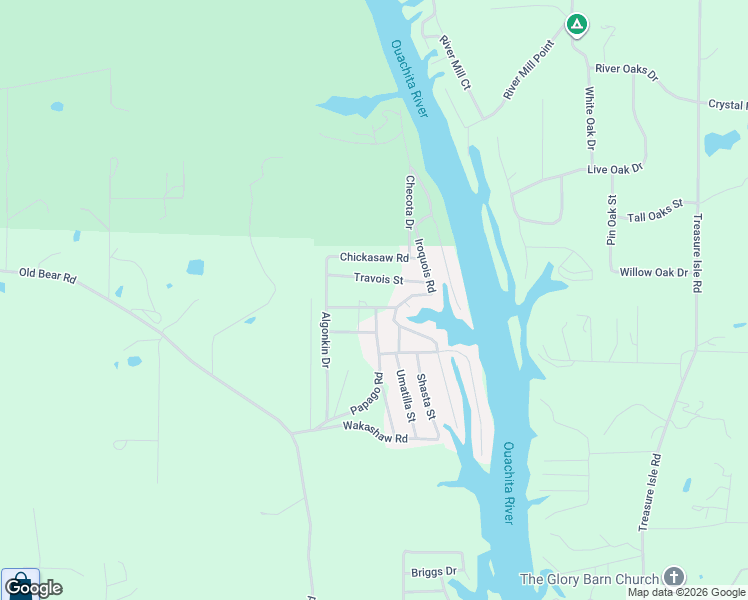 map of restaurants, bars, coffee shops, grocery stores, and more near 171 Travois Street in Royal