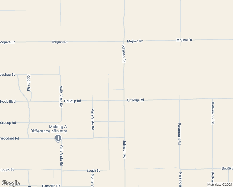 map of restaurants, bars, coffee shops, grocery stores, and more near Johnson Road in Phelan