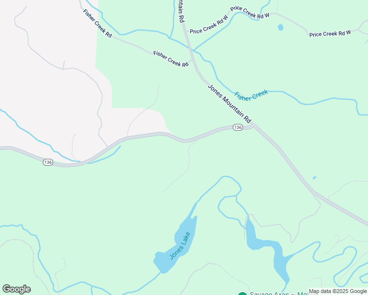 map of restaurants, bars, coffee shops, grocery stores, and more near 2297 Highway 136 West in Talking Rock