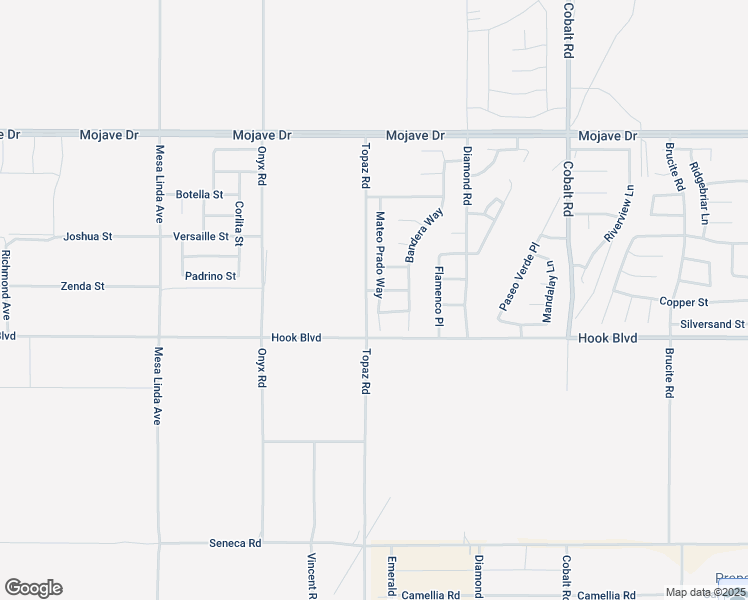 map of restaurants, bars, coffee shops, grocery stores, and more near 14974 Mateoprado Way in Victorville