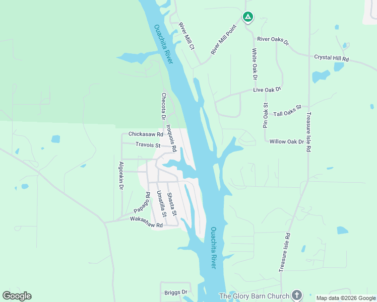 map of restaurants, bars, coffee shops, grocery stores, and more near 126 Muskogee Road in Royal