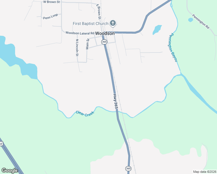 map of restaurants, bars, coffee shops, grocery stores, and more near 24916 Arkansas 365 in Hensley