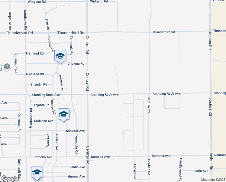map of restaurants, bars, coffee shops, grocery stores, and more near 22696 Standing Rock Avenue in Apple Valley