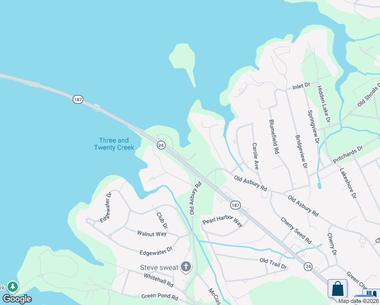 map of restaurants, bars, coffee shops, grocery stores, and more near 37 Harbor Gate in Anderson