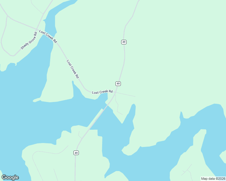 map of restaurants, bars, coffee shops, grocery stores, and more near 164 Lost Creek Road in Russellville