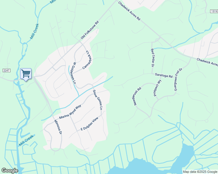 map of restaurants, bars, coffee shops, grocery stores, and more near 207 Marina Wynd Way in Sneads Ferry