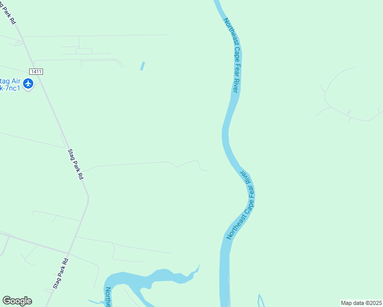 map of restaurants, bars, coffee shops, grocery stores, and more near 6055 Stag Park Road in Burgaw