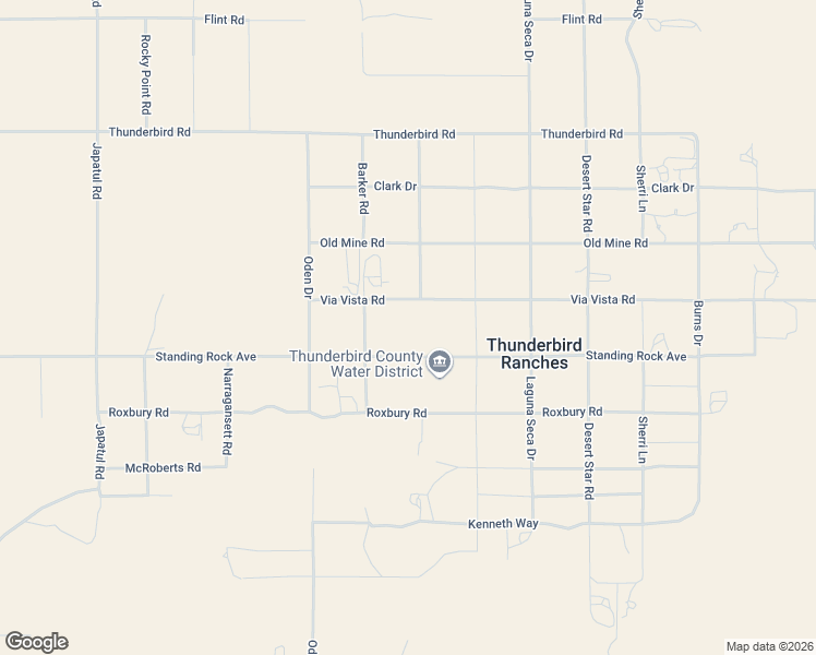 map of restaurants, bars, coffee shops, grocery stores, and more near 24675 Via Vista Road in Apple Valley
