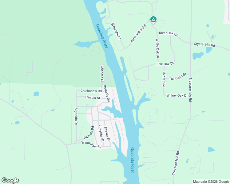 map of restaurants, bars, coffee shops, grocery stores, and more near 172 Muskogee Road in Royal