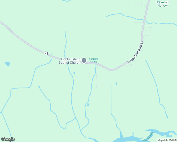 map of restaurants, bars, coffee shops, grocery stores, and more near 2492 Hobbs Island Road Southeast in Huntsville