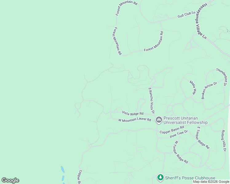 map of restaurants, bars, coffee shops, grocery stores, and more near 2376 West Mountain Laurel Road in Prescott