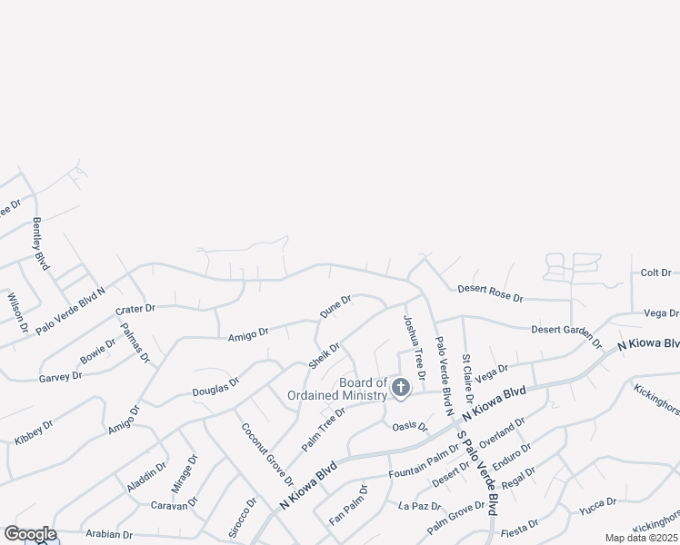 map of restaurants, bars, coffee shops, grocery stores, and more near 3380 Palo Verde Boulevard North in Lake Havasu City