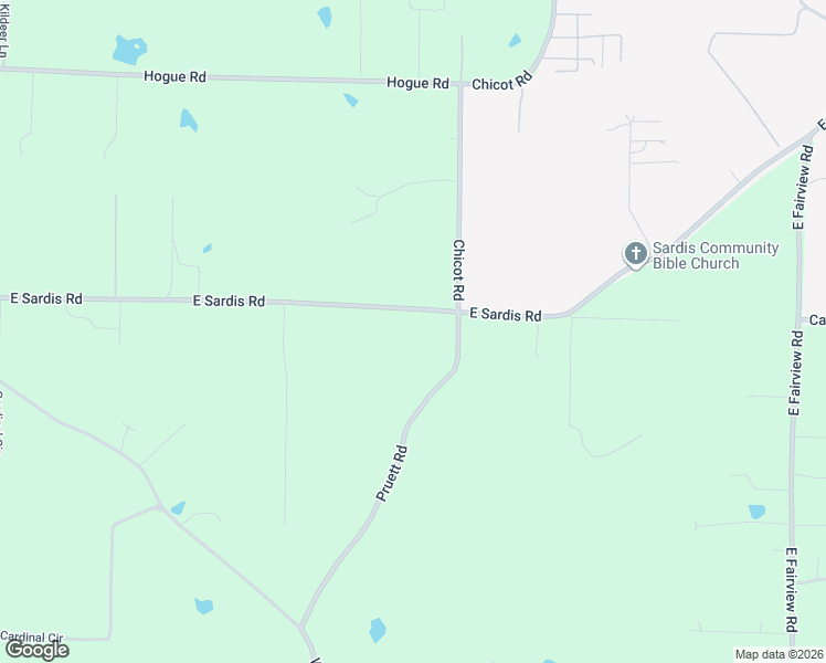 map of restaurants, bars, coffee shops, grocery stores, and more near 9321 East Sardis Road in Saline County