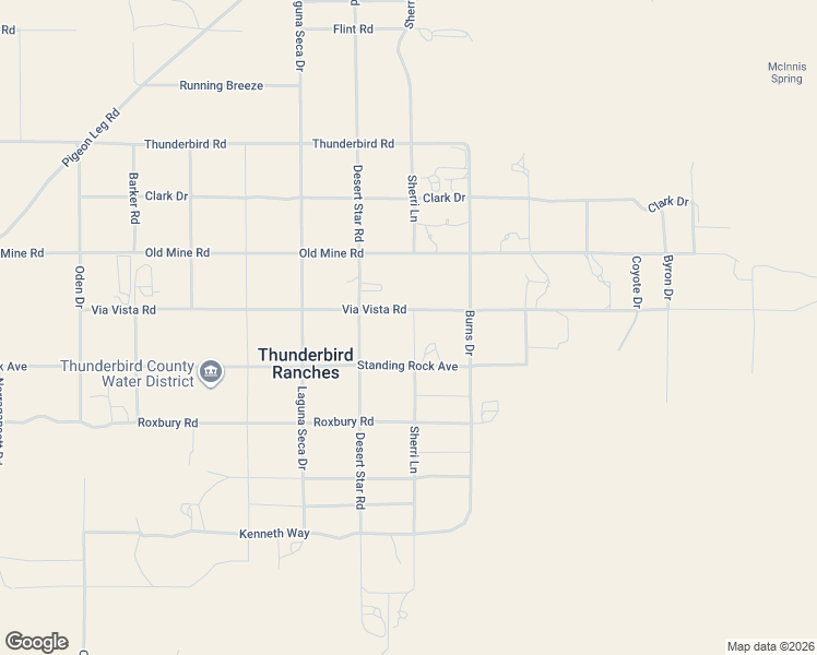 map of restaurants, bars, coffee shops, grocery stores, and more near 25095 Via Vista Road in Apple Valley