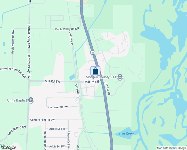 map of restaurants, bars, coffee shops, grocery stores, and more near Decatur Street Southeast in Decatur