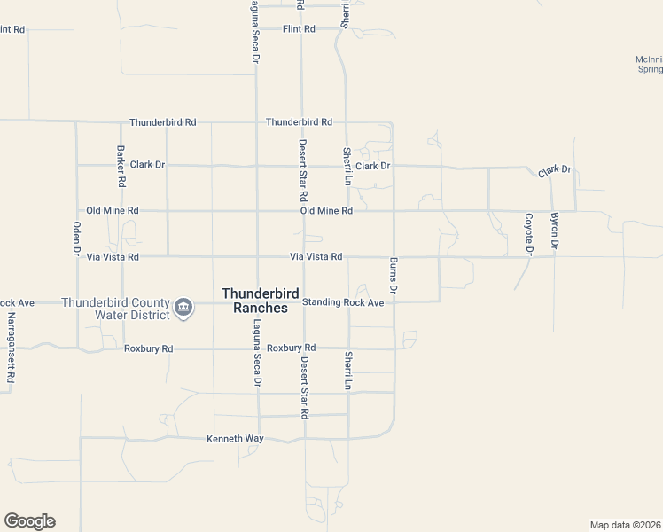 map of restaurants, bars, coffee shops, grocery stores, and more near 25065 Via Vista Road in Apple Valley